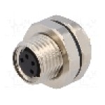 Conector M8, 4 pini, clasa etanseitate {{Clasa etanşeitate}}, LUMBERG AUTOMATION - 48978 RKMHL 4/S 5,5