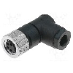 Conector M8, 4 pini, clasa etanseitate {{Clasa etanşeitate}}, LUMBERG AUTOMATION - 69543 RKMCW 4