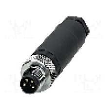 Conector M8, 4 pini, clasa etanseitate {{Clasa etanşeitate}}, PHOENIX CONTACT - SACC-M 8MS-4CON-M-SW 1501265 Conector M8, 4 pini, clasa etanseitate {{Clasa etanşeitate}}, PHOENIX CONTACT - SACC-M 8MS-4CON-M-SW 1501265
