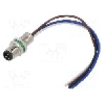 Conector M8, 4 pini, clasa etanseitate IP65, IP67, DEGSON ELECTRONICS - SD-M8A-04P-MM-SH7B10-00A(H)