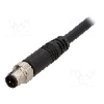 Conector M8, 4 pini, clasa etanseitate IP67, AMPHENOL - 8-04AMMM-SL7A02