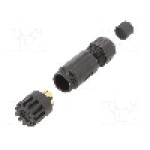 Conector M8, 4 pini, clasa etanseitate IP67, AMPHENOL - 8P-04BFFB-SL7001 Conector M8, 4 pini, clasa etanseitate IP67, AMPHENOL - 8P-04BFFB-SL7001