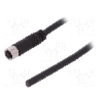 Conector M8, 4 pini, clasa etanseitate IP67, AMPHENOL - LTW8-04AFFM-SL7A02