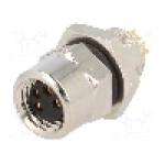 Conector M8, 4 pini, clasa etanseitate IP67, AMPHENOL - LTW8-04PFFS-SH7001 Conector M8, 4 pini, clasa etanseitate IP67, AMPHENOL - LTW8-04PFFS-SH7001