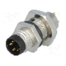 Conector M8, 4 pini, clasa etanseitate IP67, AMPHENOL - LTW8-04PMMS-SH7002