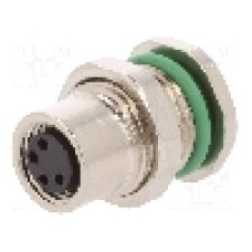Conector M8, 4 pini, clasa etanseitate IP67, BULGIN - PXMBNI08RPF04APC