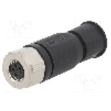 Conector M8, 4 pini, clasa etanseitate IP67, CONEC - SAL-8-RKC4-L