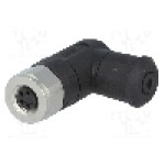 Conector M8, 4 pini, clasa etanseitate IP67, CONEC - SAL-8-RKWC4-S5,5