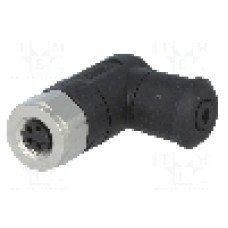 Conector M8, 4 pini, clasa etanseitate IP67, CONEC - SAL-8-RKWC4-S5,5