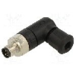 Conector M8, 4 pini, clasa etanseitate IP67, CONEC - SAL-8-RSWC4-S5,5