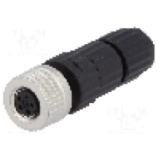 Conector M8, 4 pini, clasa etanseitate IP67, HIRSCHMANN - 933367100 ELKA4008V