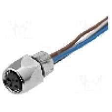 Conector M8, 4 pini, clasa etanseitate IP67, HIRSCHMANN - 933382100 ELKE 4408 V FM 8 05