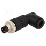 Conector M8, 4 pini, clasa etanseitate IP67, HIRSCHMANN - 933409100 ELWIST 4008 V