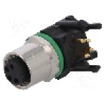 Conector M8, 4 pini, clasa etanseitate IP67, IP68, DEGSON ELECTRONICS - SR-M8A-04P-FF-SF7005-00A(H)