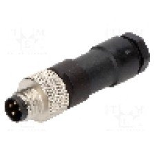Conector M8, 4 pini, clasa etanseitate IP67, MOLEX - 120091-0010