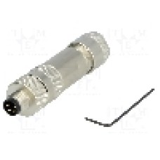 Conector M8, 4 pini, clasa etanseitate IP67, MURR ELEKTRONIK - 7000-08651-0000000