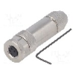 Conector M8, 4 pini, clasa etanseitate IP67, TE Connectivity - T4010019041-000