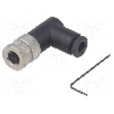 Conector M8, 4 pini, clasa etanseitate IP67, TE Connectivity - T4012008041-000