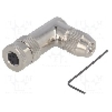 Conector M8, 4 pini, clasa etanseitate IP67, TE Connectivity - T4012019041-000