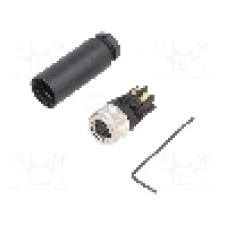 Conector M8, 4 pini, clasa etanseitate IP67, WEIDMÜLLER - 1803880000 SAIB-M8-4P