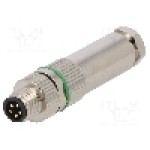 Conector M8, 5 pini, clasa etanseitate IP65, IP67, DEGSON ELECTRONICS - PASH-M8B-05P-MM-SL7001-00A(H)