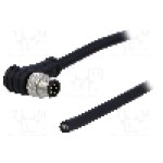 Conector M8, 5 pini, clasa etanseitate IP65, IP67, DEGSON ELECTRONICS - PM-M8B-05P-MM-SR7A01-00A(H)