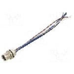 Conector M8, 5 pini, clasa etanseitate IP65, IP67, DEGSON ELECTRONICS - SD-M8B-05P-FF-SF7A10-00A(H)