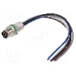 Conector M8, 5 pini, clasa etanseitate IP65, IP67, DEGSON ELECTRONICS - SD-M8B-05P-MM-SH7B10-00A(H)