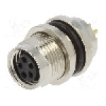 Conector M8, 5 pini, clasa etanseitate IP65, IP67, DEGSON ELECTRONICS - SP-M8B-05P-FF-SF7001-00A(H)