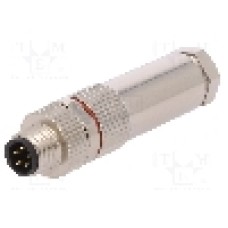 Conector M8, 5 pini, clasa etanseitate IP67, BULGIN - PXMBNI08FIM05BSC