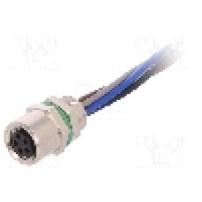 Conector M8, 5 pini, clasa etanseitate IP67, BULGIN - PXMBNI08FPF05BFL001