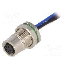 Conector M8, 5 pini, clasa etanseitate IP67, BULGIN - PXMBNI08RPF05BFL001