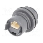 Conector RJ45, {{Subtip conector}}, {{Numarul de pini}} pini, BULGIN - PXP6033TP