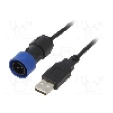 Conector {{Tip conector}}, {{Subtip conector}}, {{Numarul de pini}} pini, BULGIN - PXP4040/B/2M00