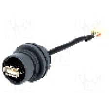 Conector {{Tip conector}}, {{Subtip conector}}, {{Numarul de pini}} pini, BULGIN - PXP6043/A