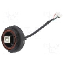 Conector USB B, {{Subtip conector}}, 4 pini, BULGIN - PX0849/B