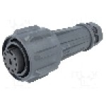 Conector circular, mama, 10 pini, BULGIN - EXP-0911/10/S