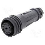 Conector circular, mama, 10 pini, BULGIN - EXP-0921/10/S