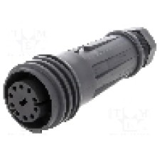 Conector circular, mama, 10 pini, BULGIN - EXP-0921/10/S