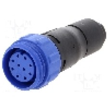 Conector circular, mama, 10 pini, BULGIN - PX0411/10S/6065