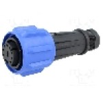 Conector circular, mama, 10 pini, BULGIN - PX0911/10/S