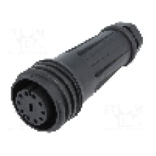Conector circular, mama, 10 pini, BULGIN - PX0921/10/S