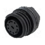Conector circular, mama, 10 pini, BULGIN - PX0931/10/S Conector circular, mama, 10 pini, BULGIN - PX0931/10/S