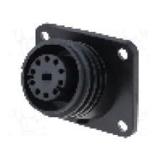 Conector circular, mama, 10 pini, BULGIN - PX0941/10/S