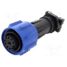 Conector circular, mama, 10 pini, BULGIN - PXA911/10/S