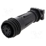 Conector circular, mama, 10 pini, BULGIN - PXA921/10/S Conector circular, mama, 10 pini, BULGIN - PXA921/10/S