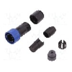 Conector circular, mama, 10 pini, BULGIN - PXP4010/10S/3540