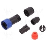 Conector circular, mama, 10 pini, BULGIN - PXP4010/10S/4550