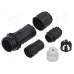 Conector circular, mama, 10 pini, BULGIN - PXP4011/10S/3035