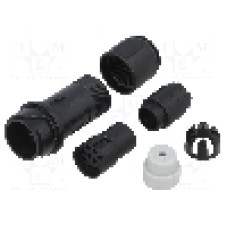 Conector circular, mama, 10 pini, BULGIN - PXP4011/10S/3035